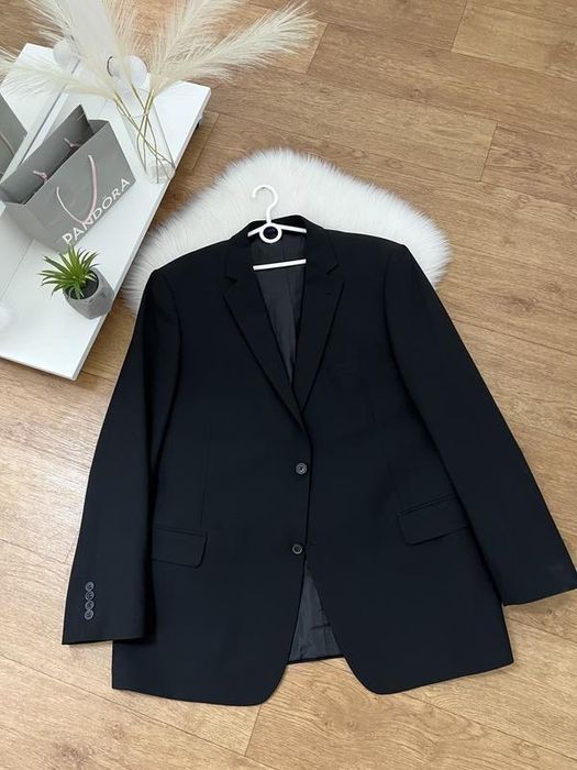 Оверсайз піджак блайзер жакет чорний батал великий розмір 52 54