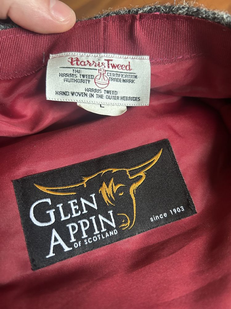 Harris Tweed Glen Appin Кепка Восьмиклінка