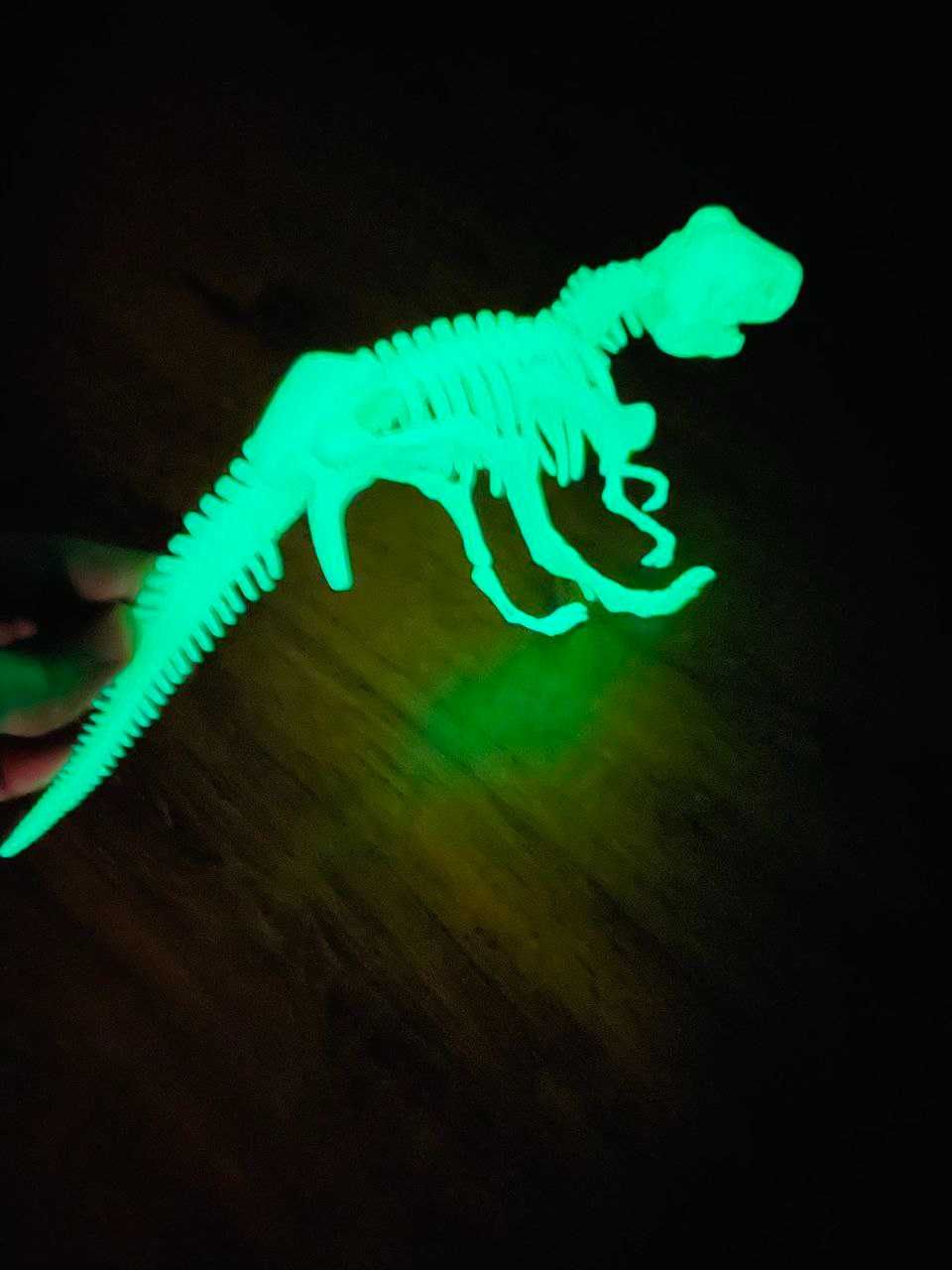 Конструктор Діно T-Rex, світиться в темноті