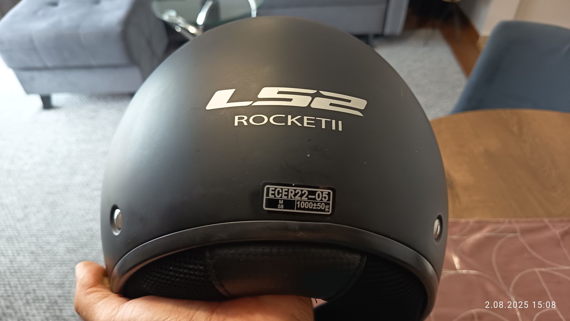 Kask motocyklowy LS2. Rozmiar M w bdb stanie!