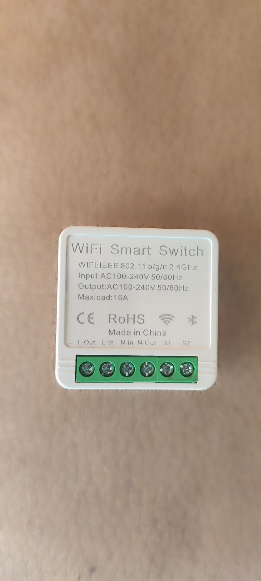 Бездротовий вимикач WiFi Smart Switch 16A