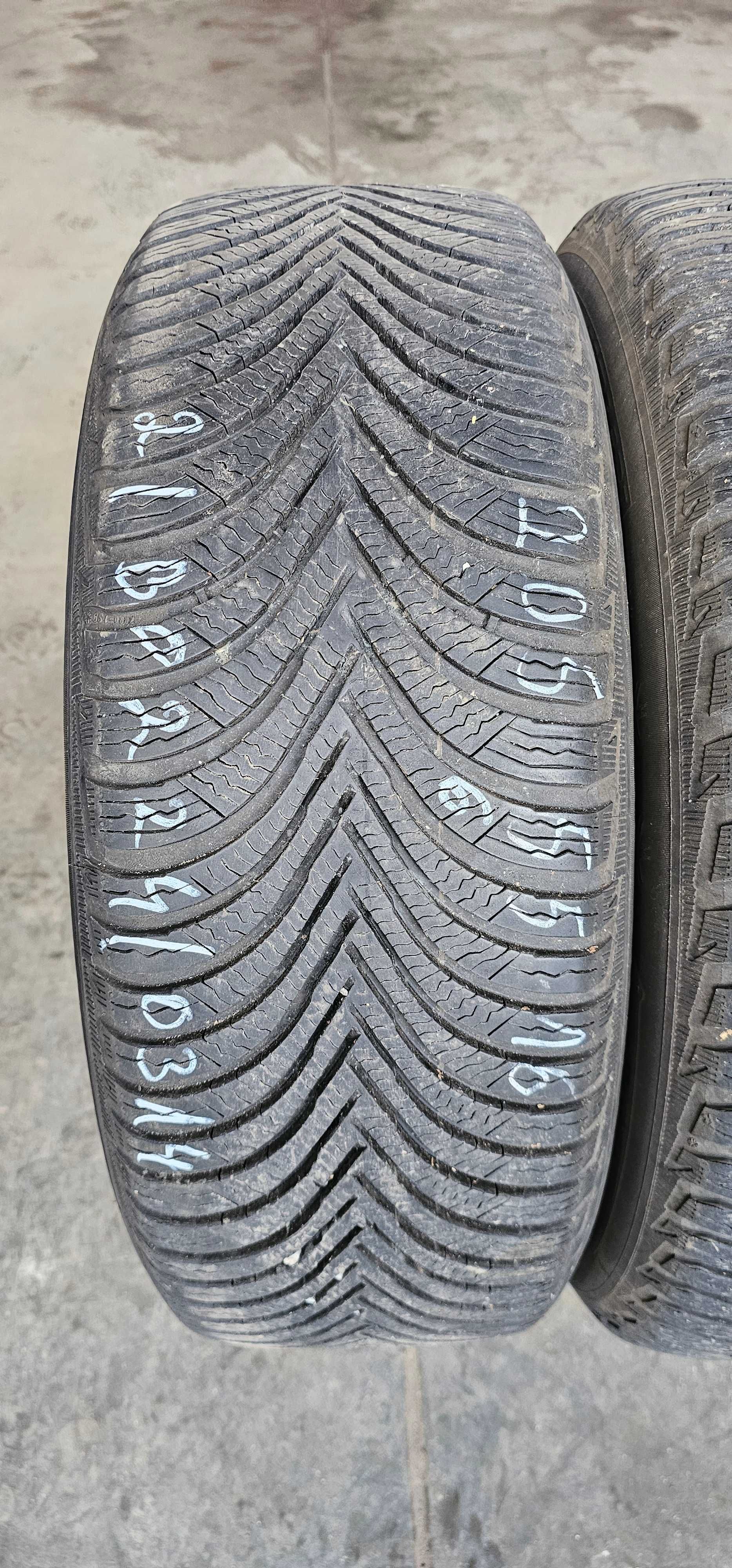 4szt opony zimowe używane 205/55R16 91H Michelin Alpin 5  W-wa