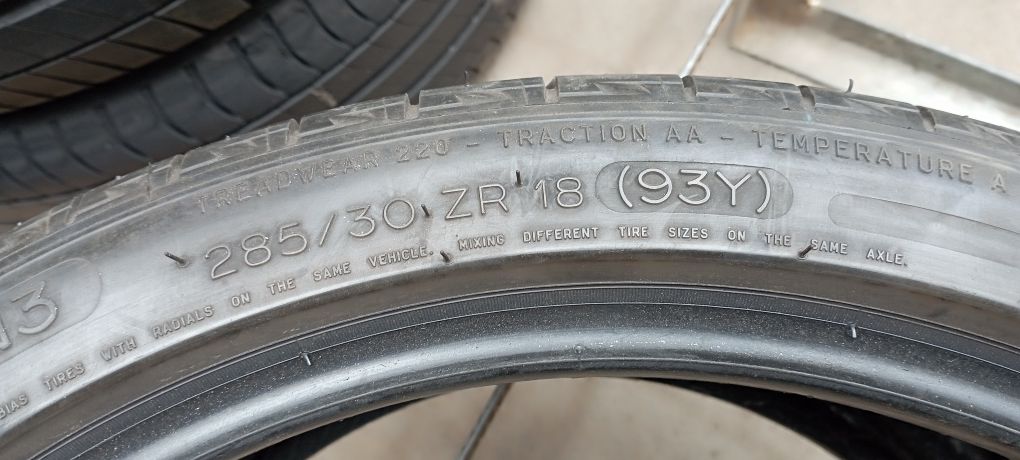 Opona 1szt 285/30/18 93Y Michelin Pilot Sport PS2 N3 2022 Jak Nowa