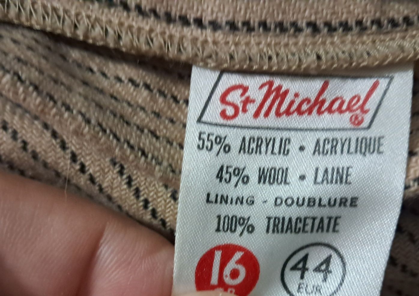 Spódnica z wełną St Michael rozm 44