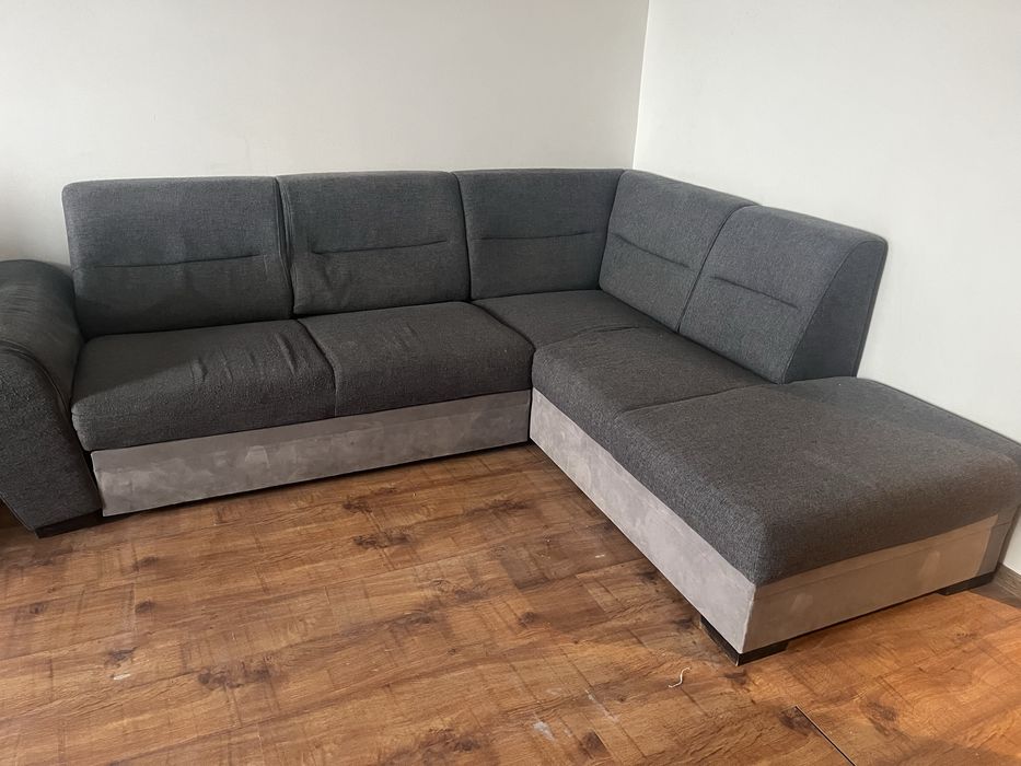 Narożnik z funkcja spania