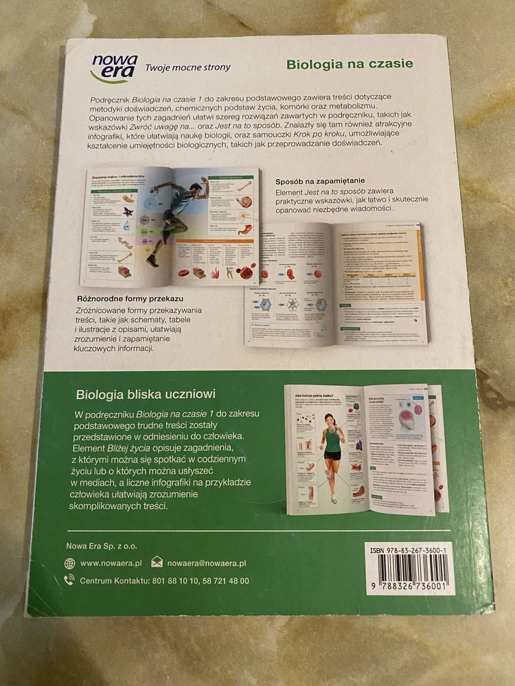 Biologia na czasie 1 Podręcznik