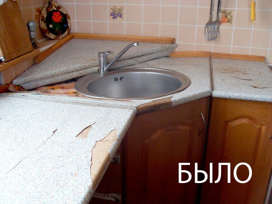Замена столешницы на искусственный камень Днепр и область