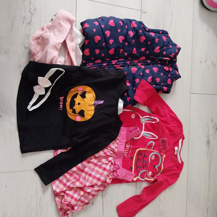 Paczka ubranek dla dziewczynki roz. 92 next  hm