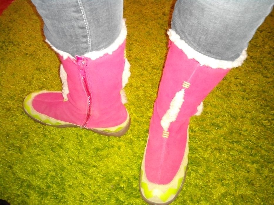 сапоги новые кожа замша бренд REPLAY&SONS красные