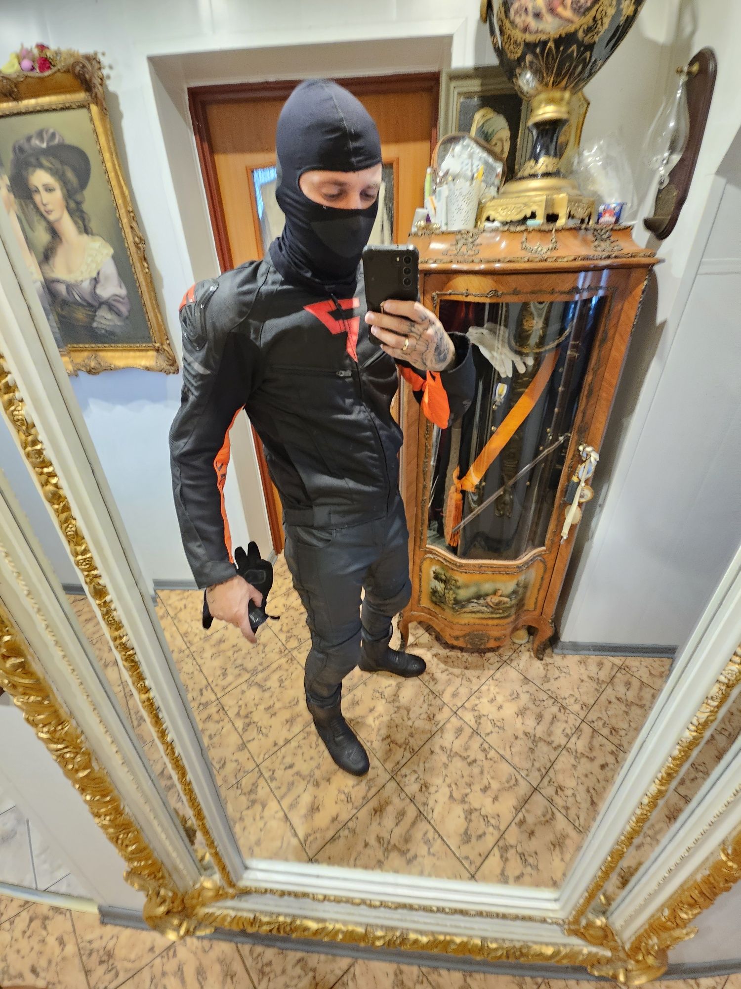 Strój kombinezon motocyklowy