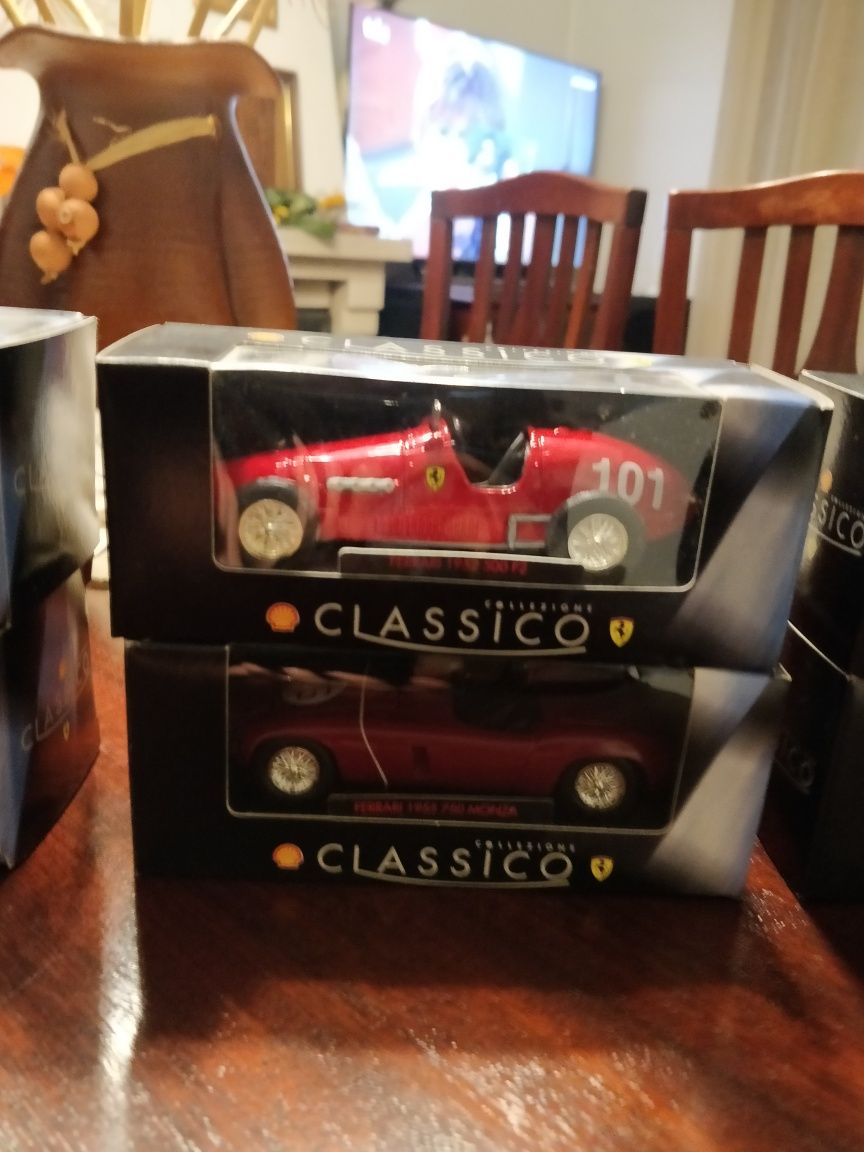 Coleção Shell Ferrari miniaturas completa 8 unidades