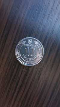 Монета номиналом  10 грн, лот из 5 монет