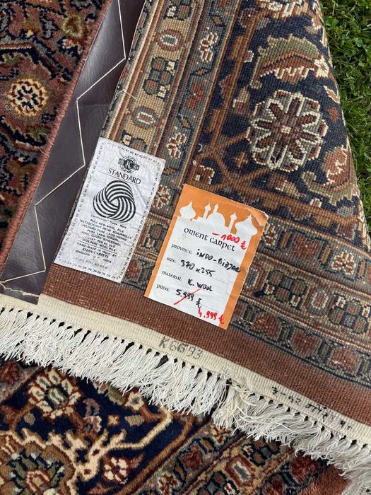 Idealny Dywan Perski Kaszmirowy Indo Bidjar 370x255 galeria 25 tyś