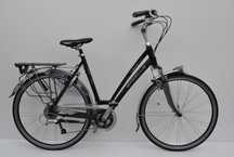 Lekki czarny rower alu trekkingowy * Gazelle Fuente * koła 28 57cm