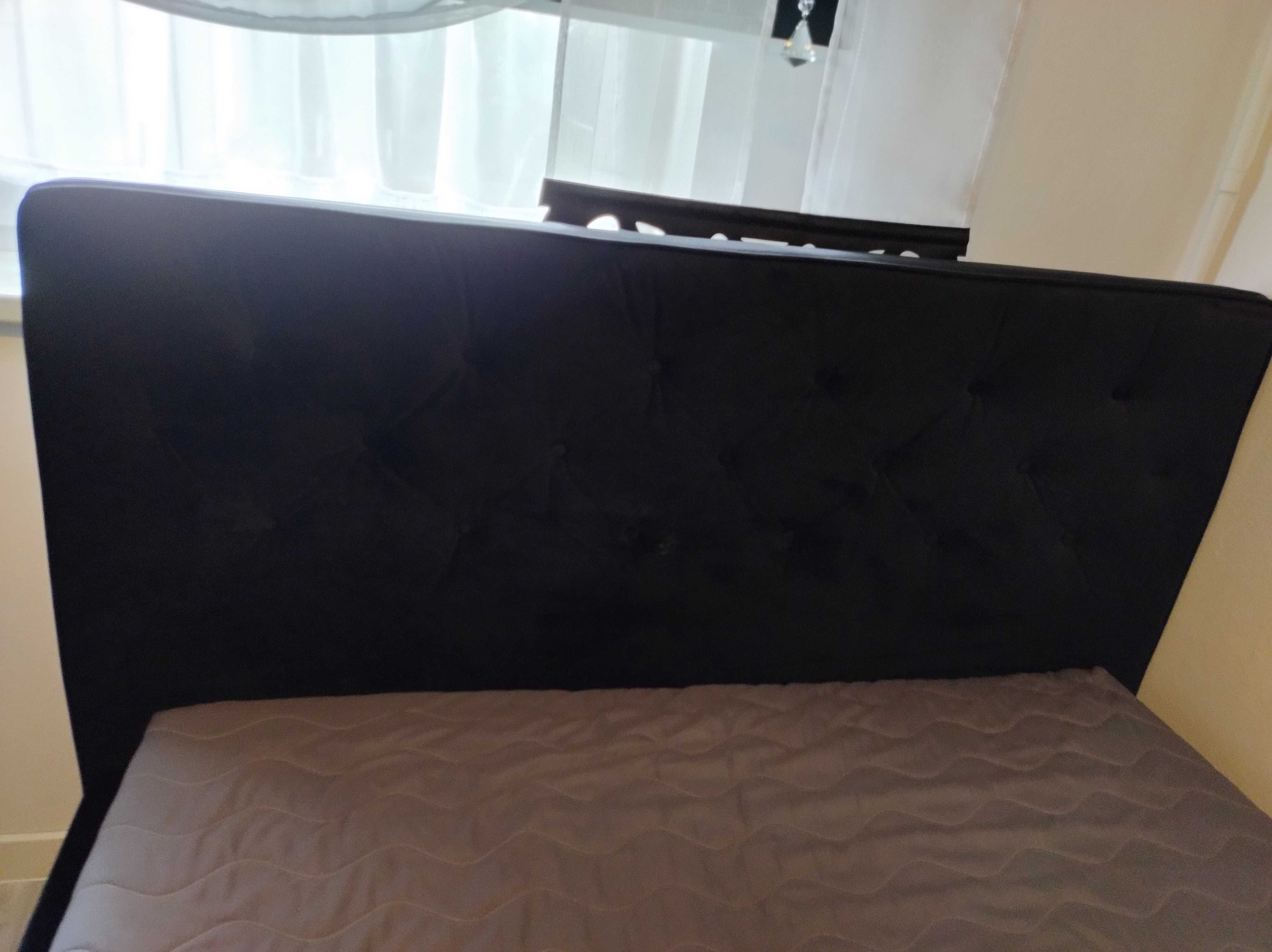 Łóżko tapicerowane 140x200 cm Bellaris z pojemnikiem + Materac H3
