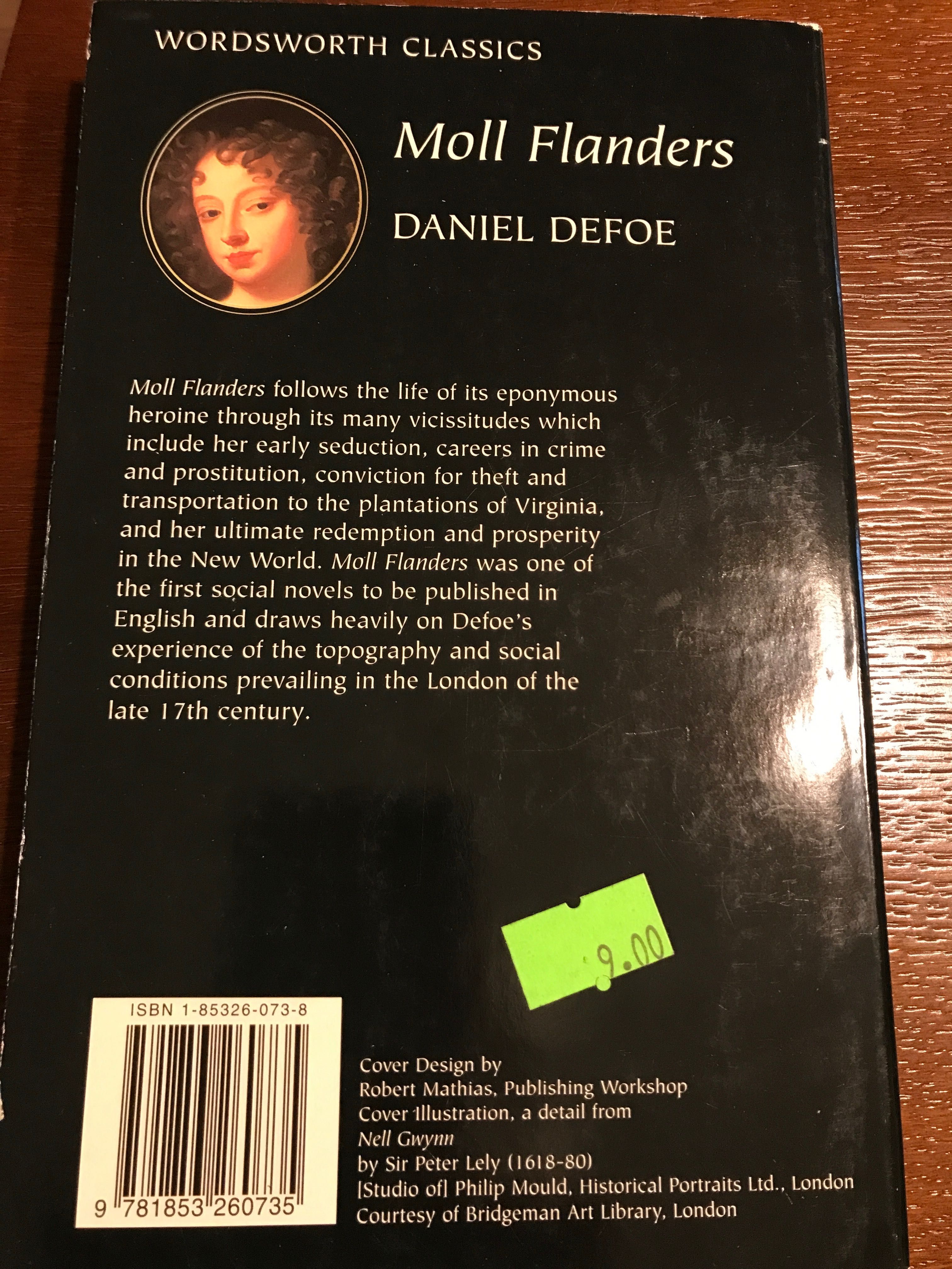 Moll Flanders.    Daniel Defoe