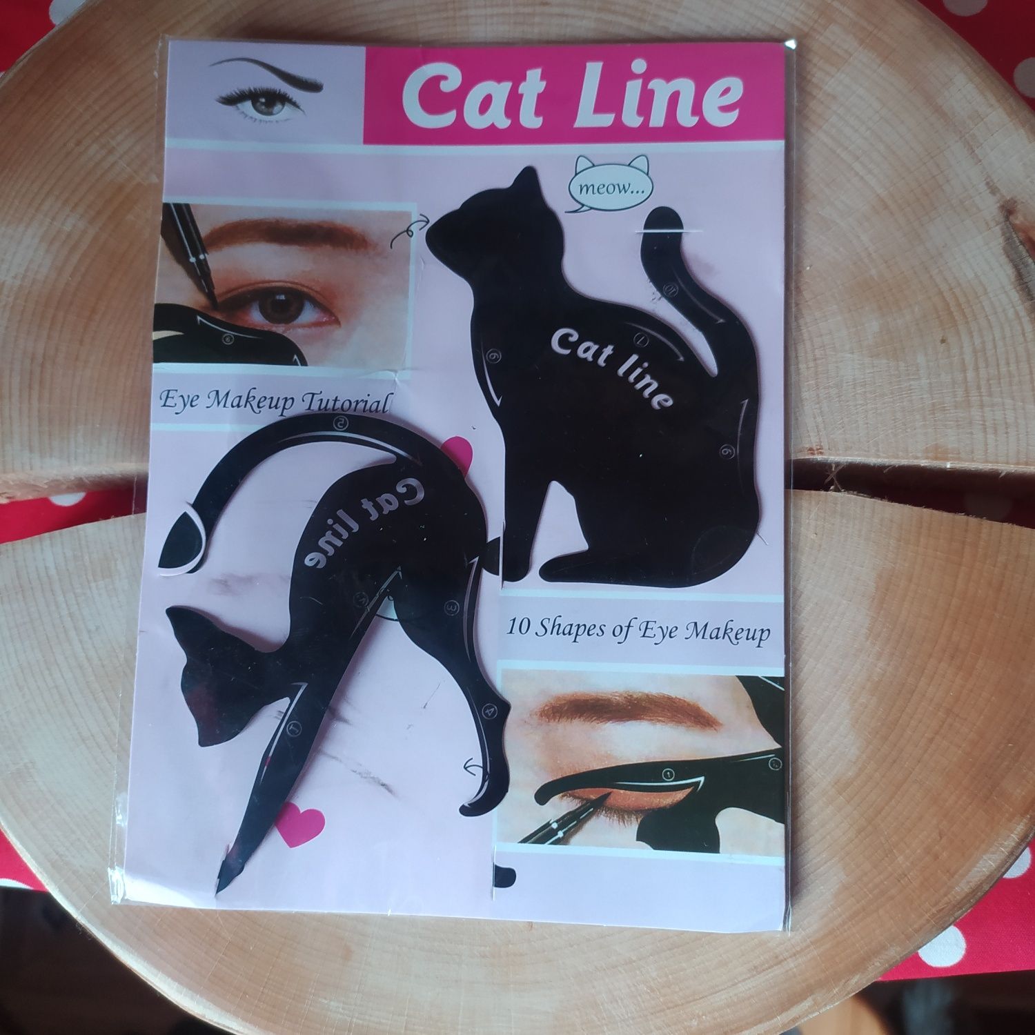 Cat line szablon do malowania kresek eyeliner