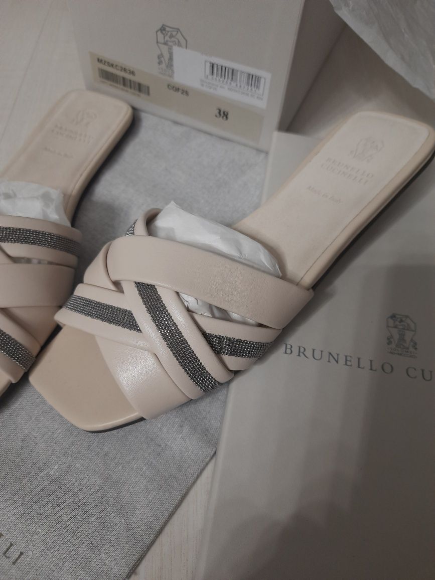 Шлепанцы Brunello Cucinelli 38р
