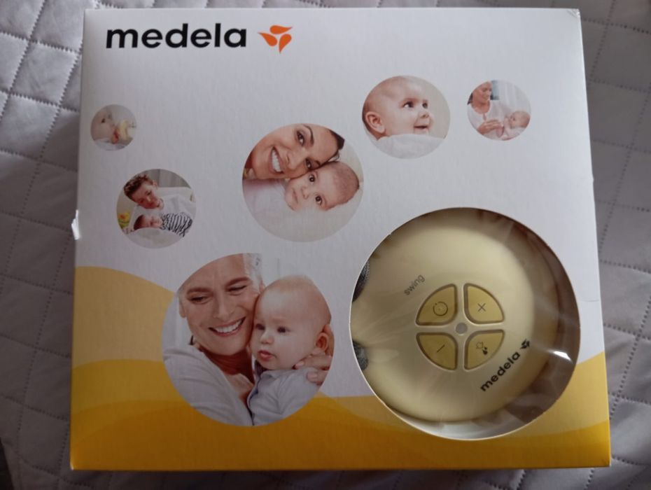 Medela swing extrator de leite + 2 frascos de leite