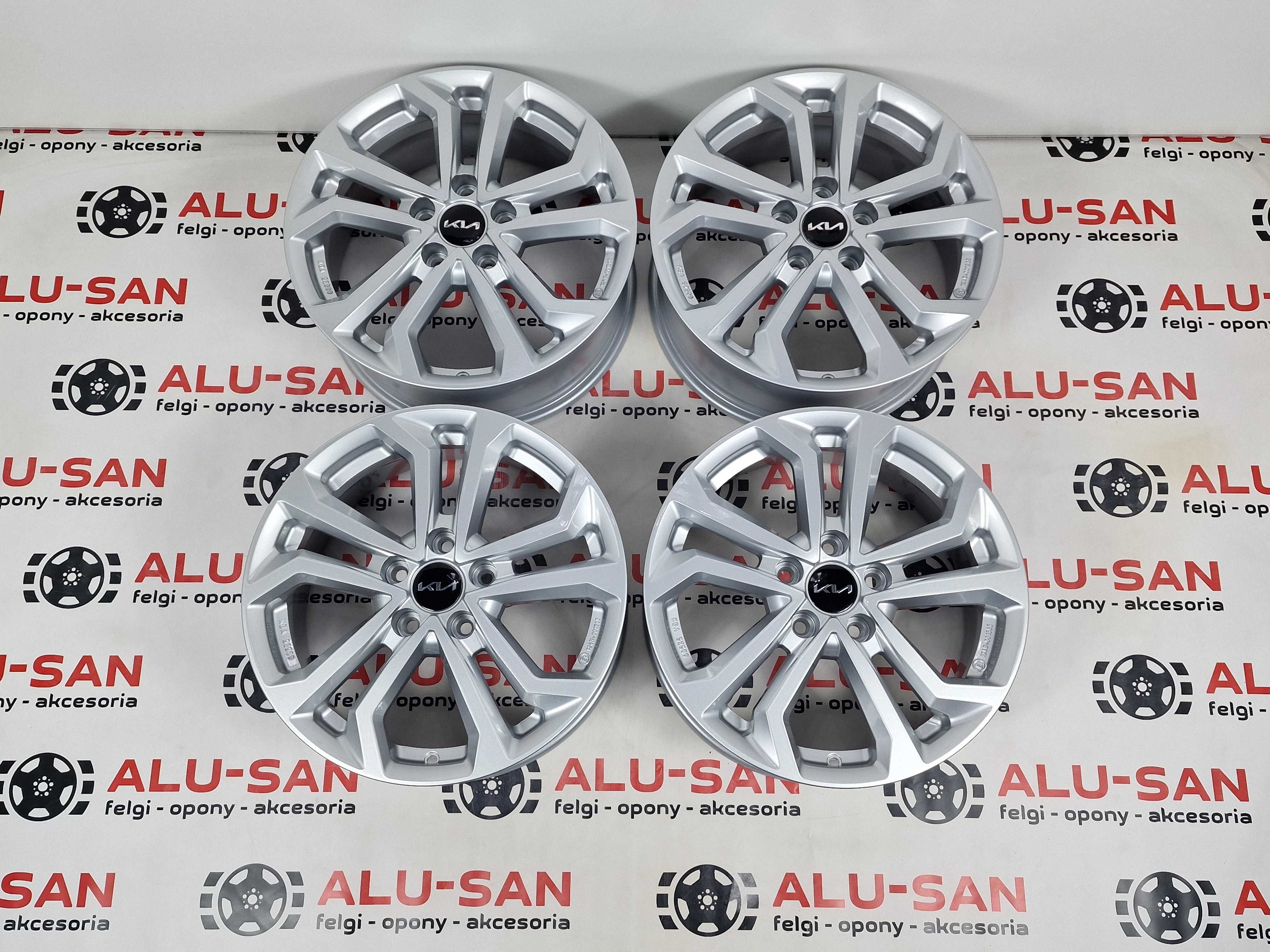 NOWE alufelgi KIA 16' 5x114,3 Carnival Cee'd Sportage Soul - Srebrne