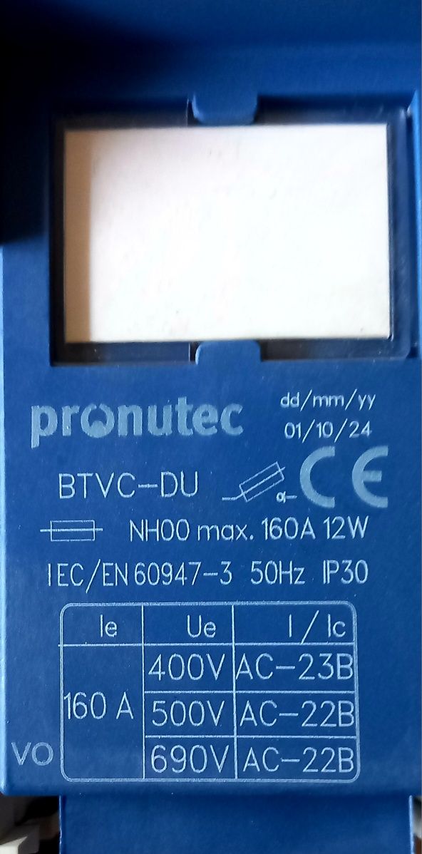 Rozłącznik listwowy Pronutec 160A