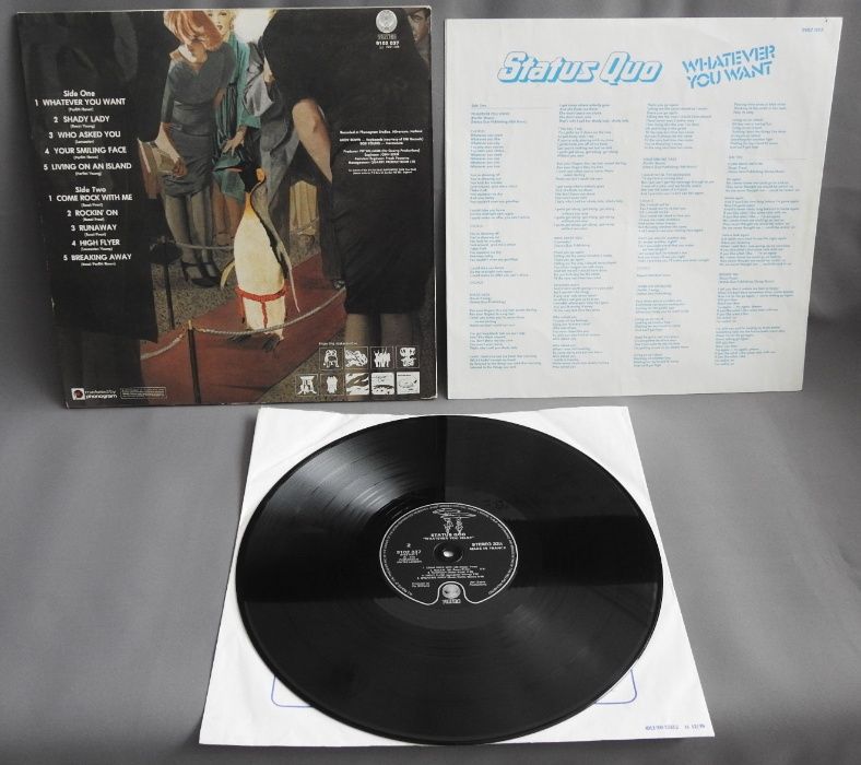 Status Quo Whatever You Want пластинка 1979 EX 1 press Франция