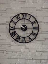 Zegar okrągły Na Ścianę Rzymski 3D Retro 40cm