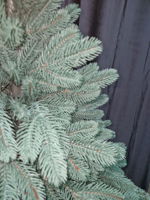 Ялинка штучна лита блакитна 1,8м Елка литая искусственная голубая 180