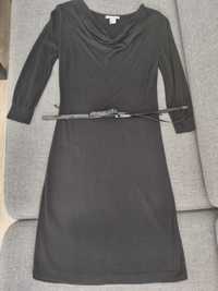 Sukienka czarna H&M, dzianinowa, rozm. XS