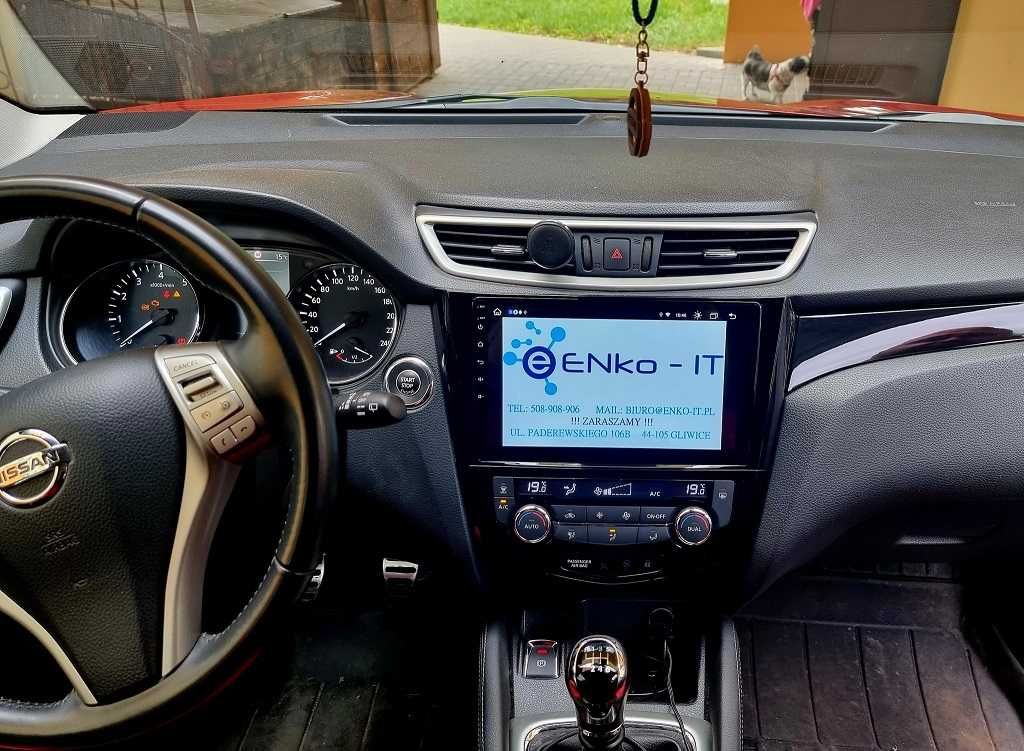 Radio 2din Android Qashqai J11 8GB, Nawigacja, Bluetooth, DSP, Raty