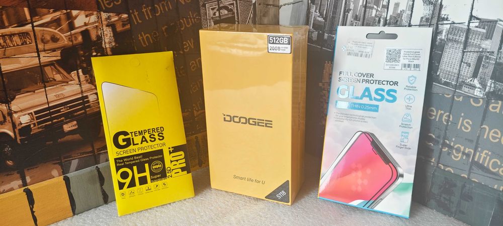 Подарок ! Смартфоны Doogee S118 NFC 8/512 Silver 10800мА G99 IP69