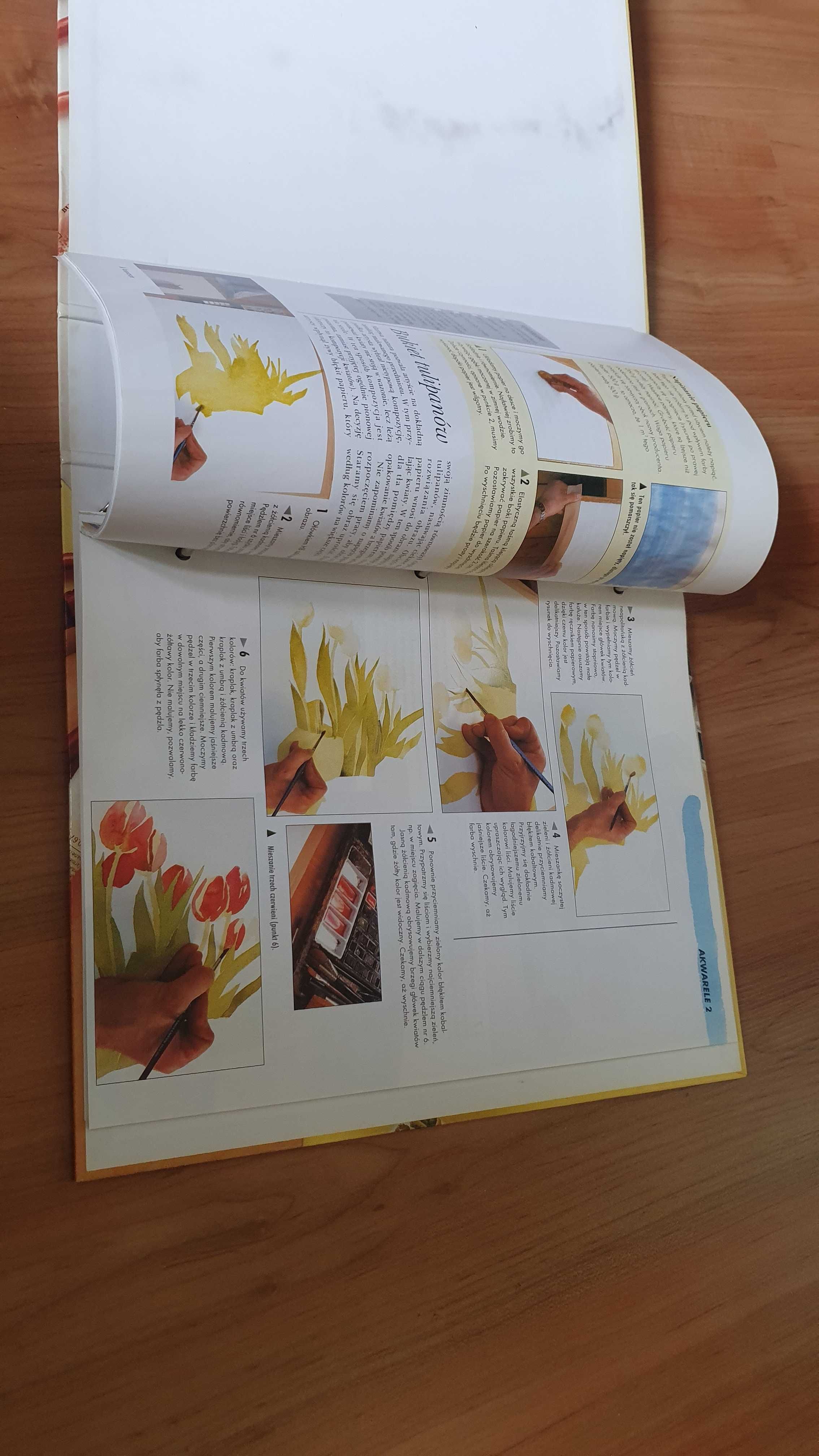 Gazetka"kurs malowania rysunku"z kolekcji z segregatorem