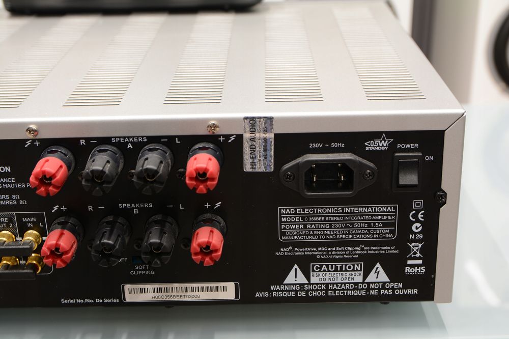 wzmacniacz stereo NAD C356BEE + pilot zestaw w świetnym stanie!