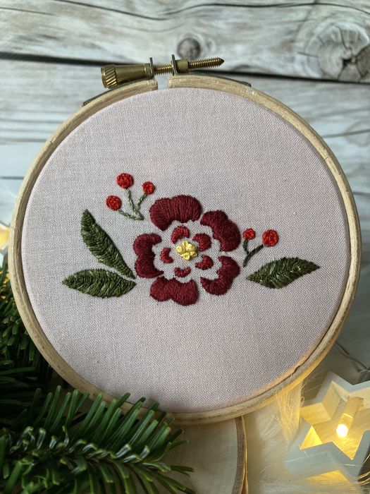 Haft na tamborku - mini obraz