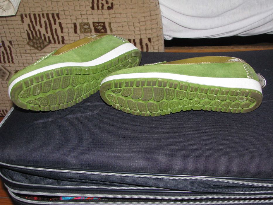 mokasyny r.39 seledynowe