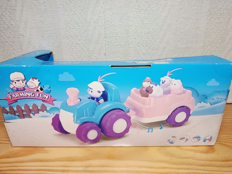 Трактор музичний  Keenway ELC інтерактивний сортер машинка Ферма Wow