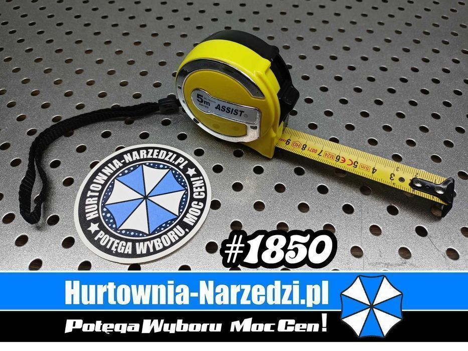 Miara zwijana 5m x19mm GR.0,14mm miara 5m miarka 5m taśma miernicza 5m