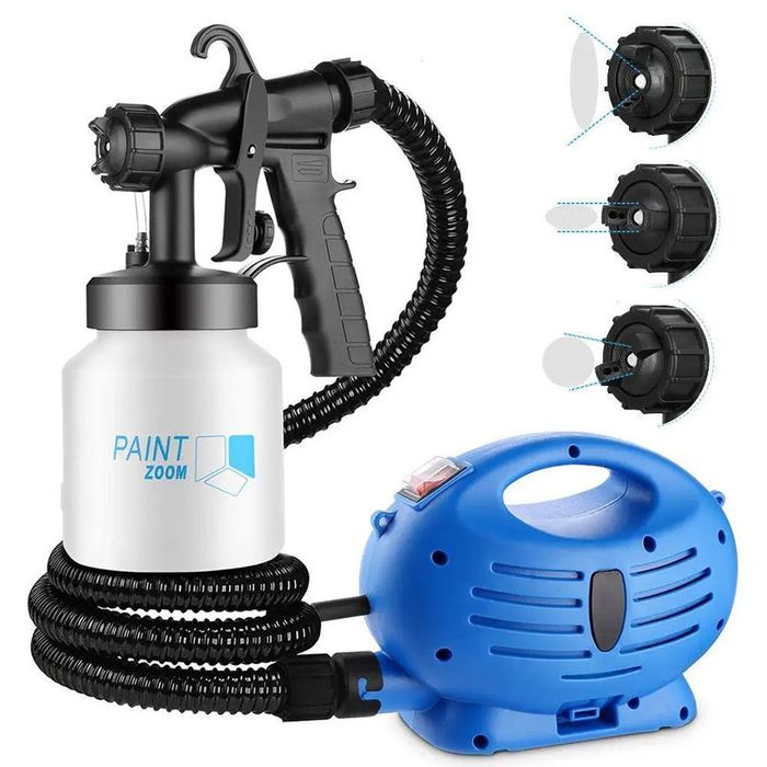 Фарборозпилювач електричний на 800 мл, від мережі, Paint Zoom
