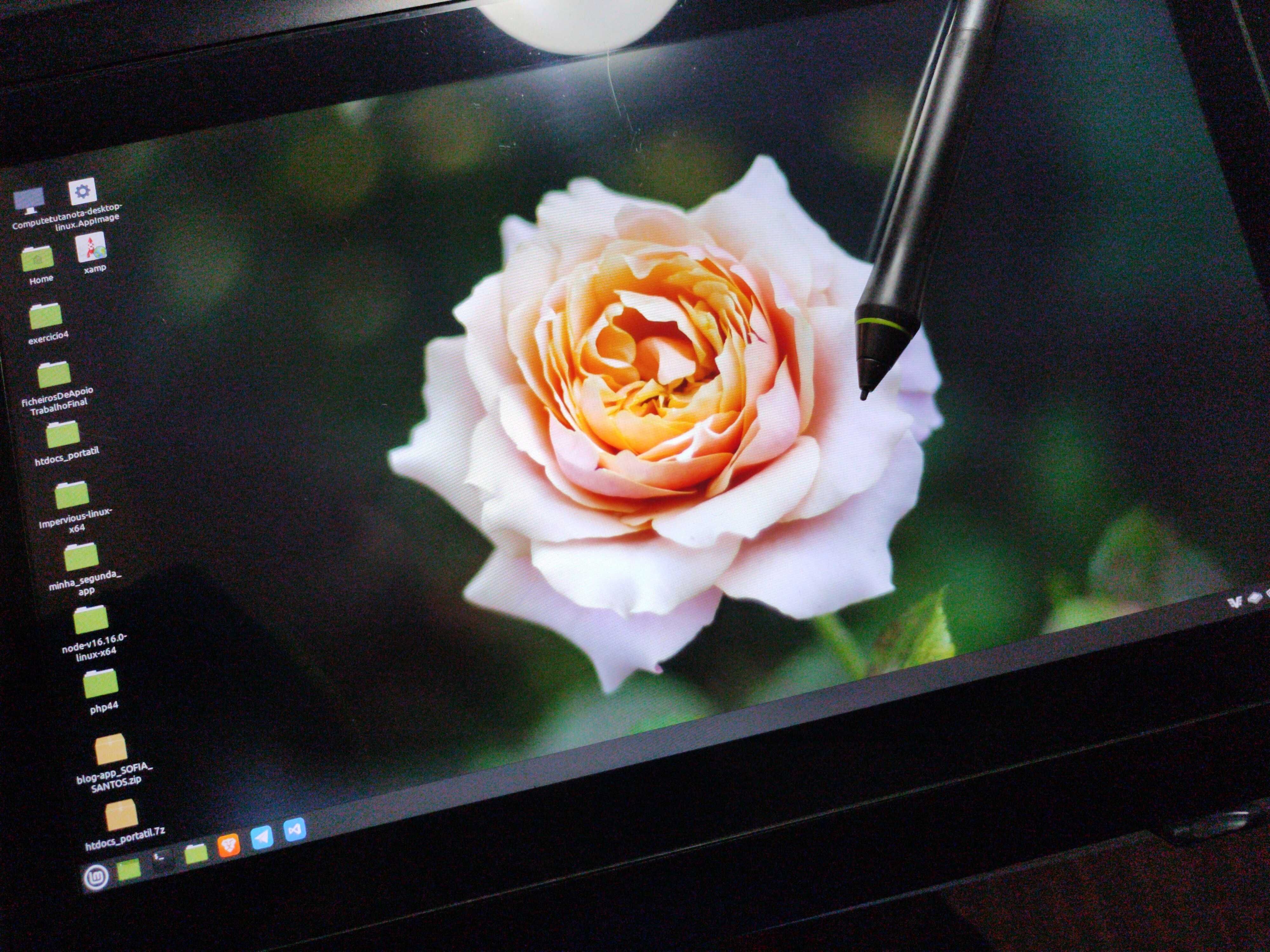 Wacom cintiq 13 display/mesa de desenho.