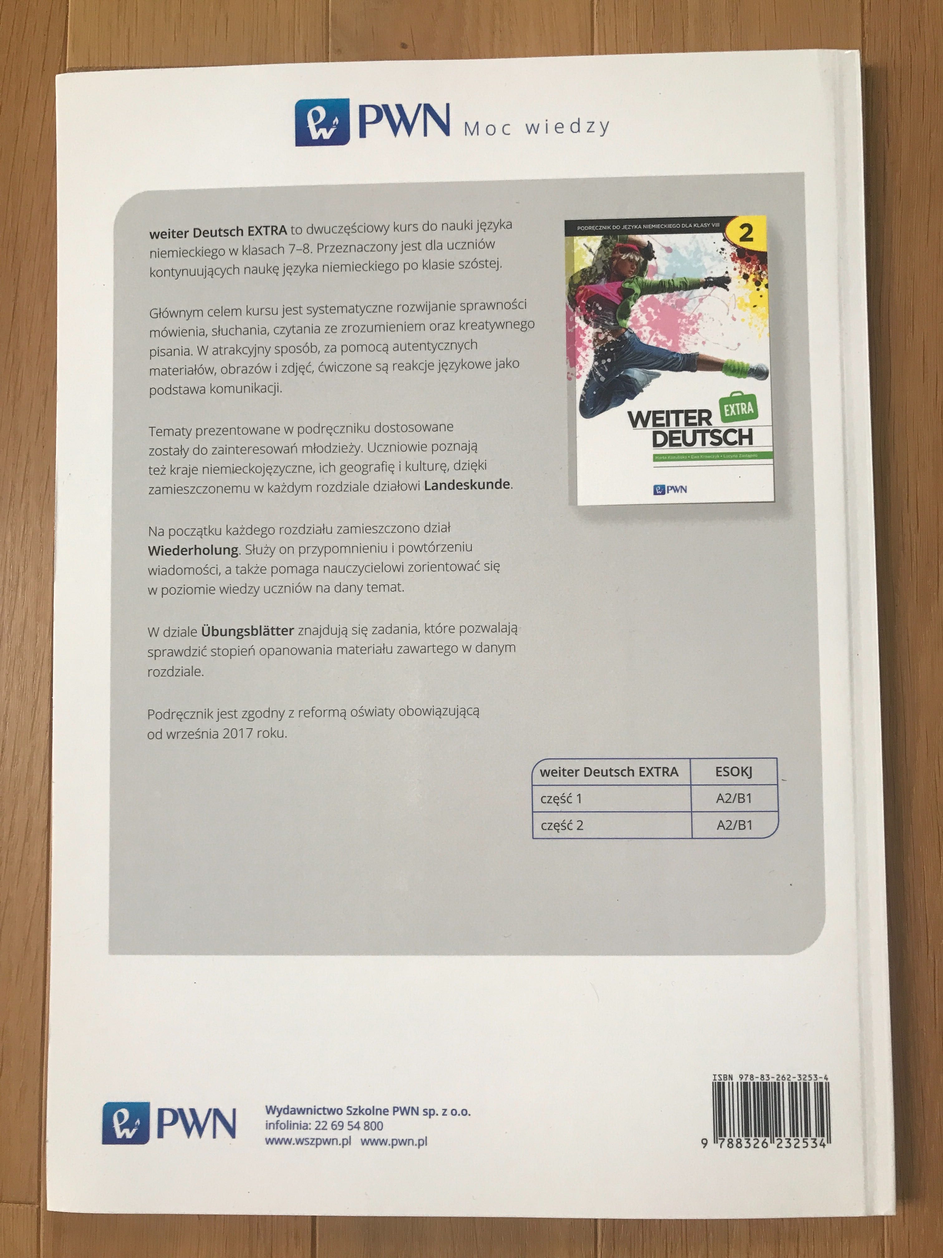 Weiter Deutsch extra 2 podręcznik PWN