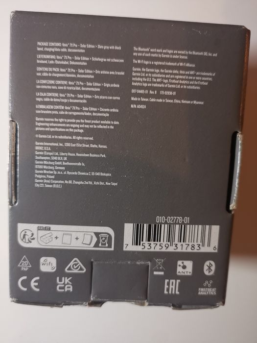 Garmin Fenix 7X Pro Solar – jak nowy | Gwar do X '26 | Wrocław - G-ce