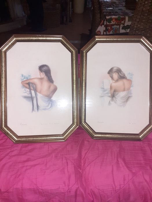 2 quadros figura humana