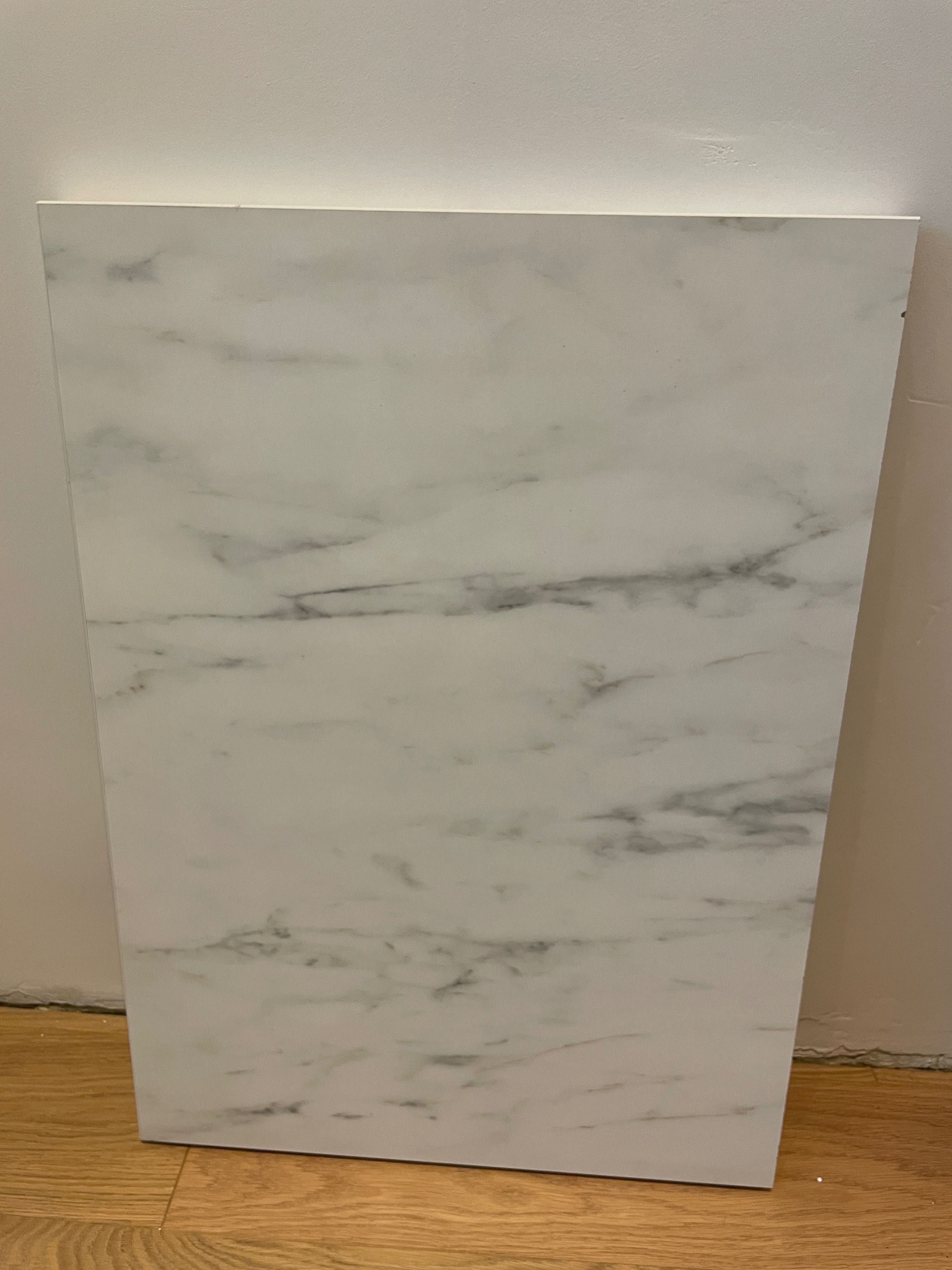 Blat EKBACKEN ikea imitacja marmuru laminat 45.5 x 63.5 x 2.8