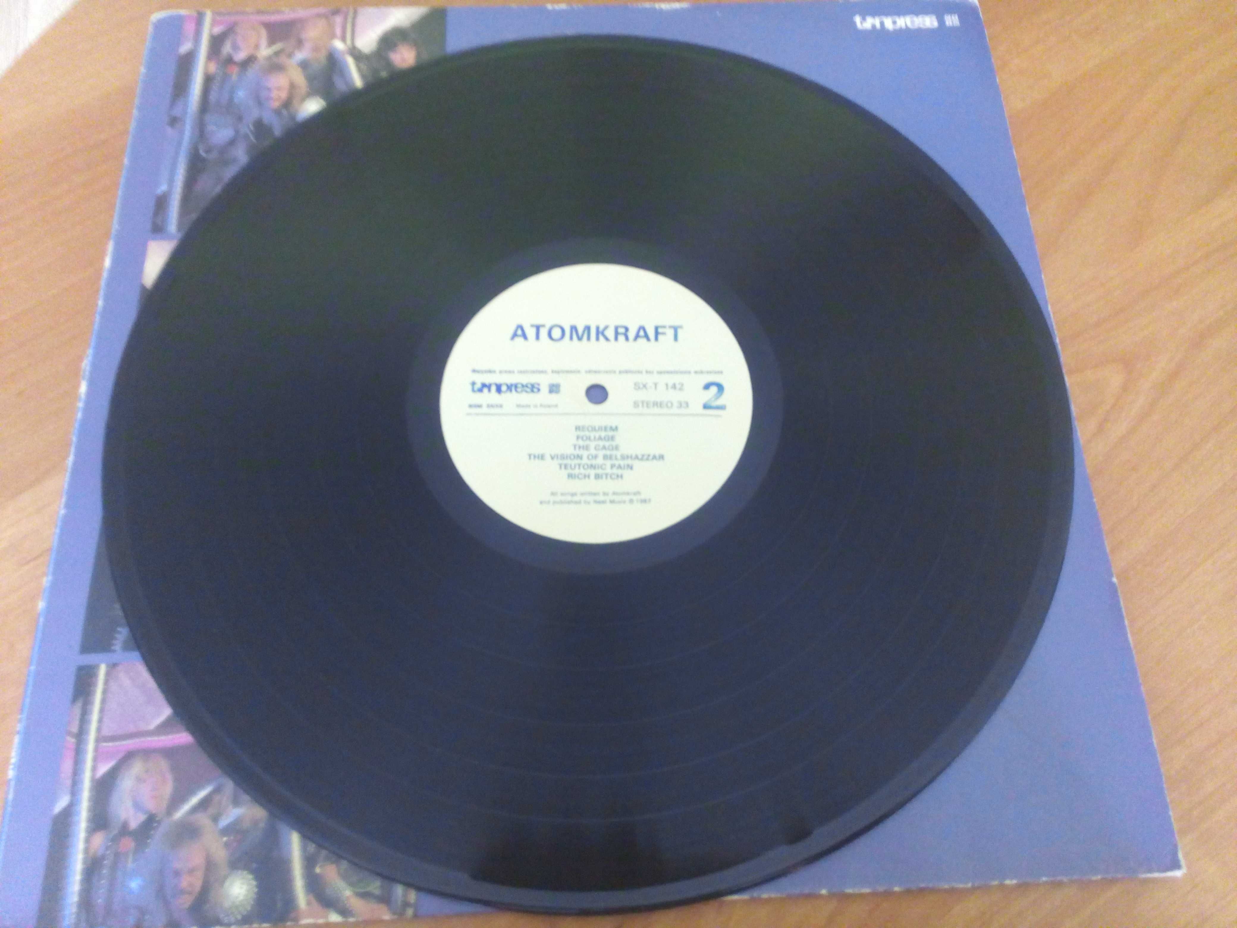 płyta winylowa Atomkraft heavy metal stan EX/EX-