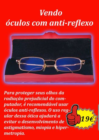 Óculos anti-reflexo