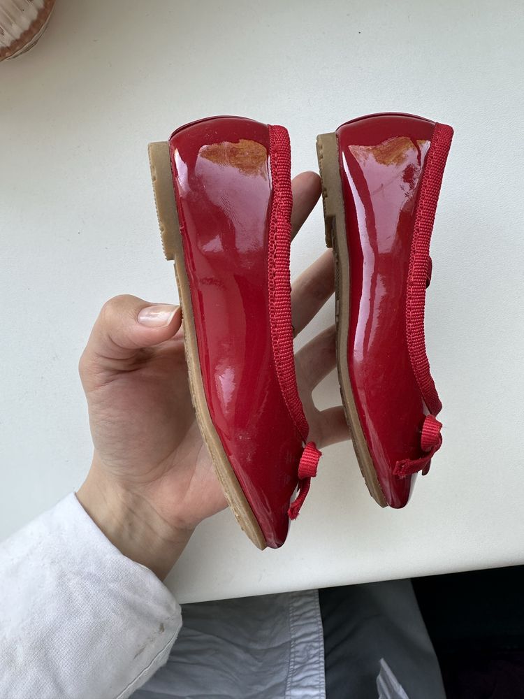 Червоні лакові туфельки, туфлі дівчачі, для дівчинки, 22 розмір