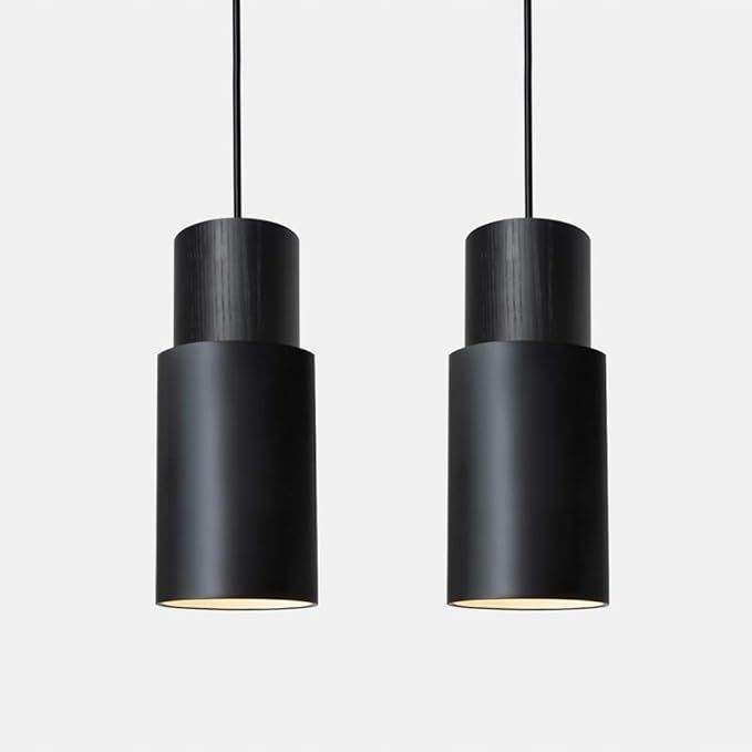 ouglres lampa wisząca czarna 2 sztuki, lampa wisząca do jadalni