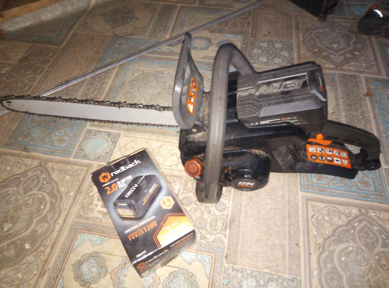 Пила акумуляторна 120V