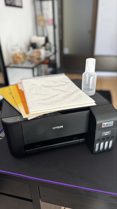 Impressora epson ecotank com stencil para tattoo