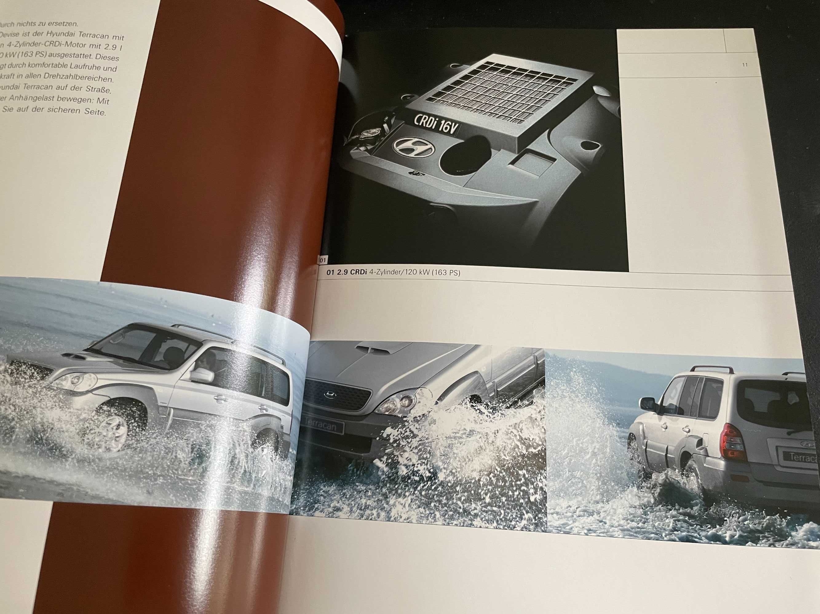 Katalog prospekt Hyundai Terracan 34 strony 2004 r.